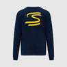 Ayrton Senna Crew Sweater - Blue - Rustle Racewears