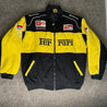 Vintage Micheal Schumacher yellow Ferrari F1 jacket - Rustle Racewears